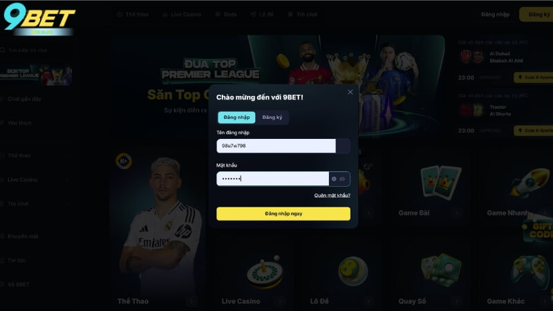 Chia sẻ cách đăng nhập 9Bet dễ hiểu cho người mới