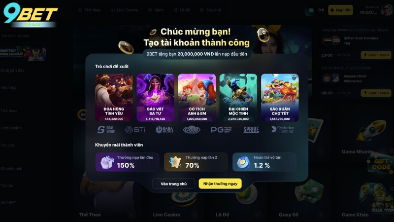 Chia sẻ các cách khắc phục tình trạng đăng ký 9Bet bị lỗi