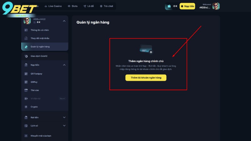 Hướng dẫn một số cách xử lý khi gặp sự cố rút tiền 9Bet bị lỗi