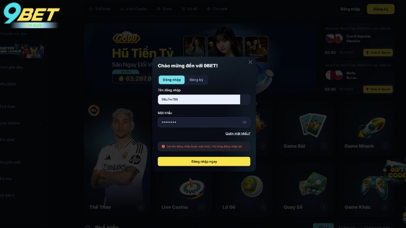 Những lý do người chơi cần phải biết cách lấy lại mật khẩu 9BET